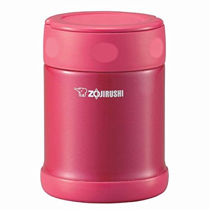 ZOJIRUSHI stainless food jar candy pink [350ml] SW-EB35-PJ by SmileMore