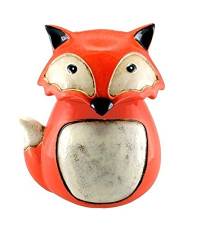 Sly Fox Ceramic Figural Animal Cookie Jar, 10.76