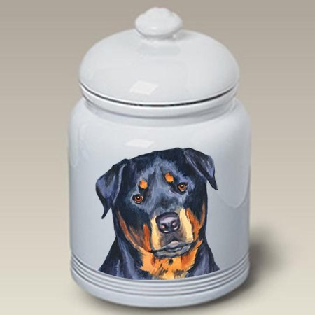 Rottweiler - Barbara Van Vliet Ceramic Treat Jars