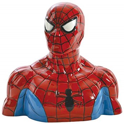 10.5 Inch Spider-Man Collectible Cartoon Superhero Cookie Jar