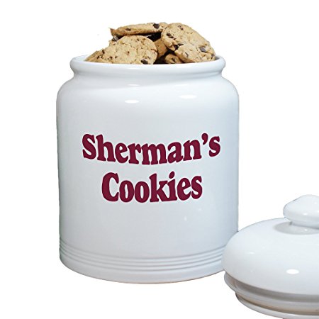 Any Message Personalized Ceramic Cookie Jar, 10