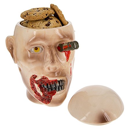 The Walking Dead Ceramic Cookie Jar - Zombie Walker Head Design