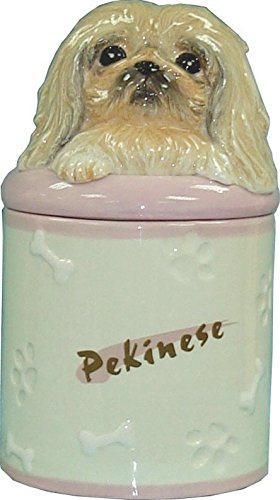 StealStreet SS-D-CJ028 Pekingese Collectible Foo Dog Puppy Cookie Jar Container Figure Statue