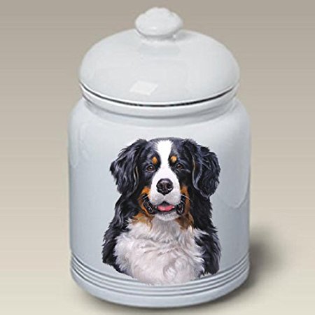 Bernese Mountain Dog: Ceramic Treat Jar 10