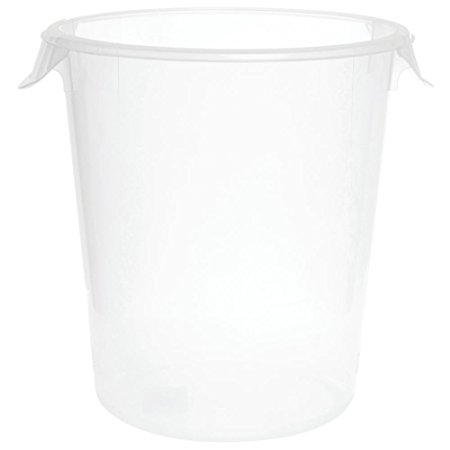 Rubbermaid 8 qt Round Clear Plastic Container - 10