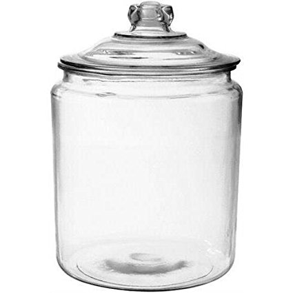 Anchor Hocking 69372t12 2 Gallon Heritage Hill Jar & Cover, Clear
