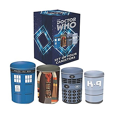 Doctor Who Boxed Set of 4 Canisters