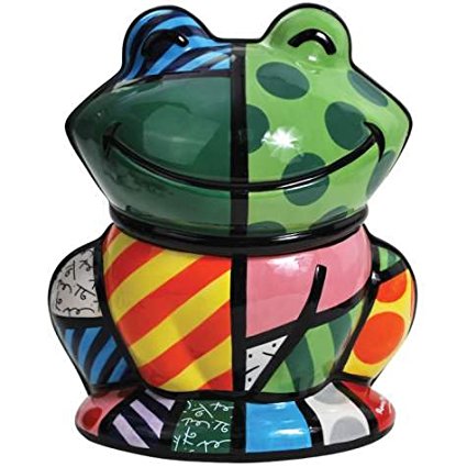 Romero Britto Cookie Jar - Frog