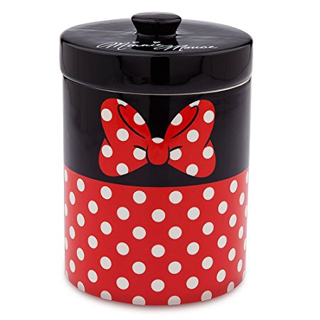 Disney Minnie Mouse Ceramic Kitchen Canister Red