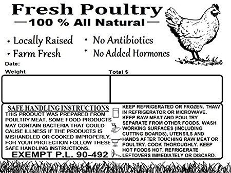 Poultry Freezer Labels 4