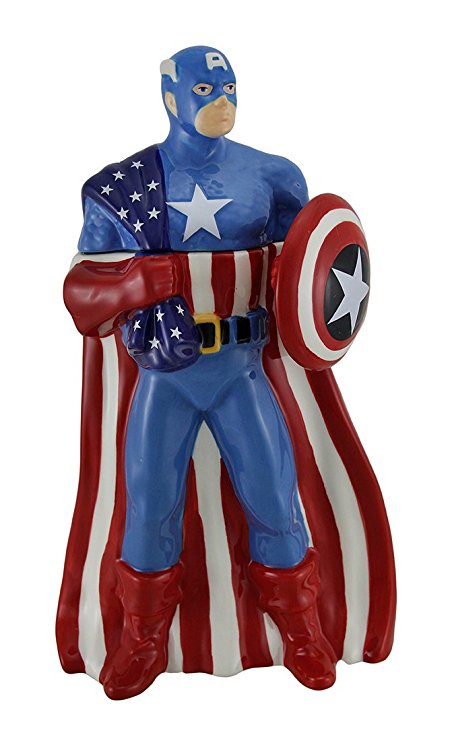 Marvel Captain America Westland Giftware Cookie Jar #22996