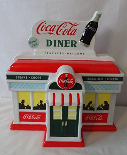 Coca-Cola Diner Cookie Jar