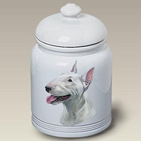 Bull Terrier: Ceramic Treat Jar 10