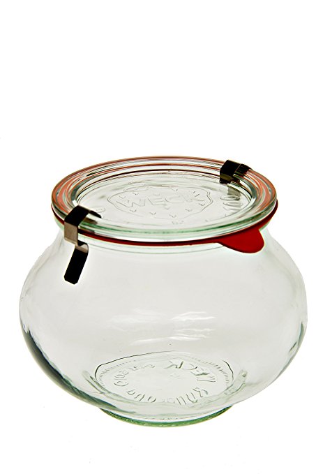 Weck 748 Deco Jar - 1 Liter, Set of 4