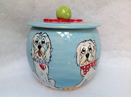 Treat Jar. Personalized at no Charge. Signed by Artist, Debby Carman.
