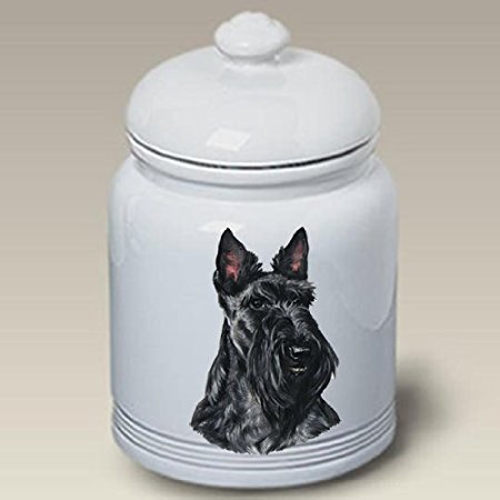 Scottish Terrier: Ceramic Treat Jar 10