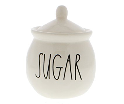 Rae Dunn by Magenta SUGAR bowl with lid. Large Letters.