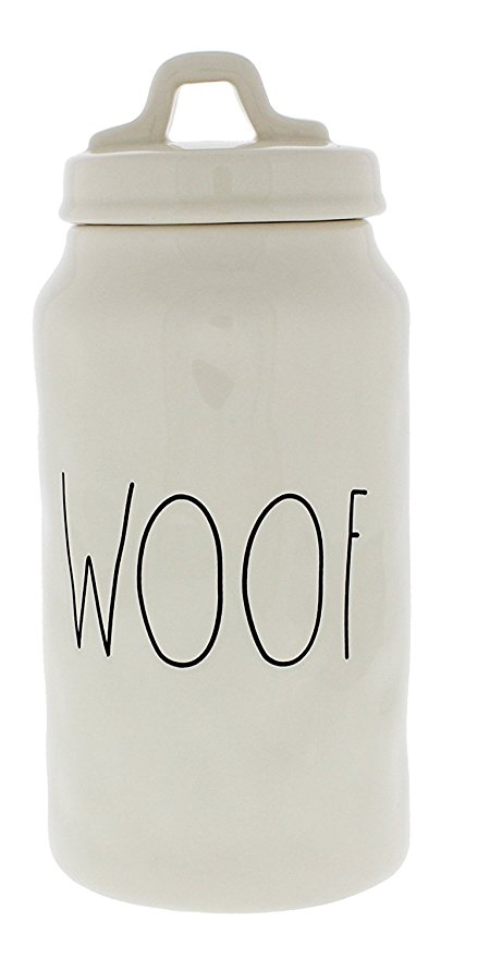 Rae Dunn Woof Dog Canister / Container By Magenta