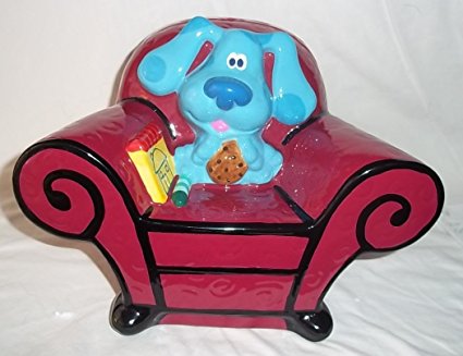 Zak Designs Blue's Clues Thinking Chair Cookie Jar