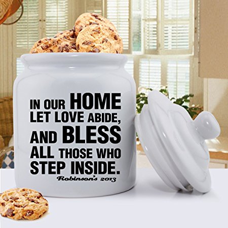 Personalized Antique Style Prayer Cookie Jar