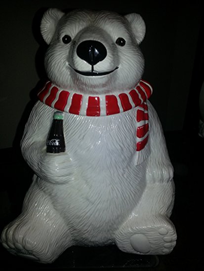 Coca Cola Polar Bear Cookie Jar