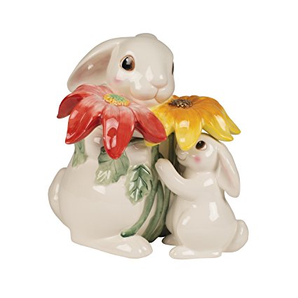 Bunny Blooms Collection, Cookie Jar, Pastel